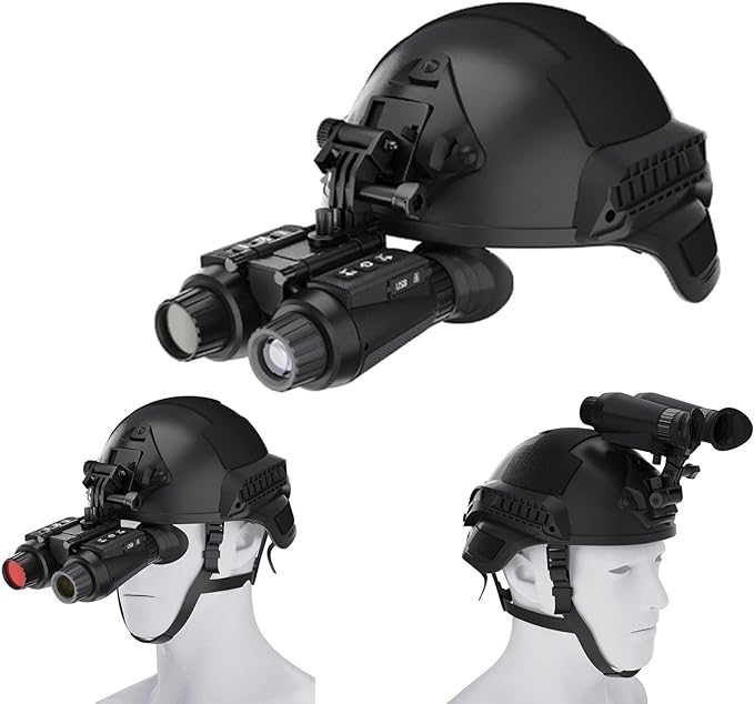 FYY NV1830 Night Vision Goggles 3D/4K Digital Helmet-Mounted Binoculars