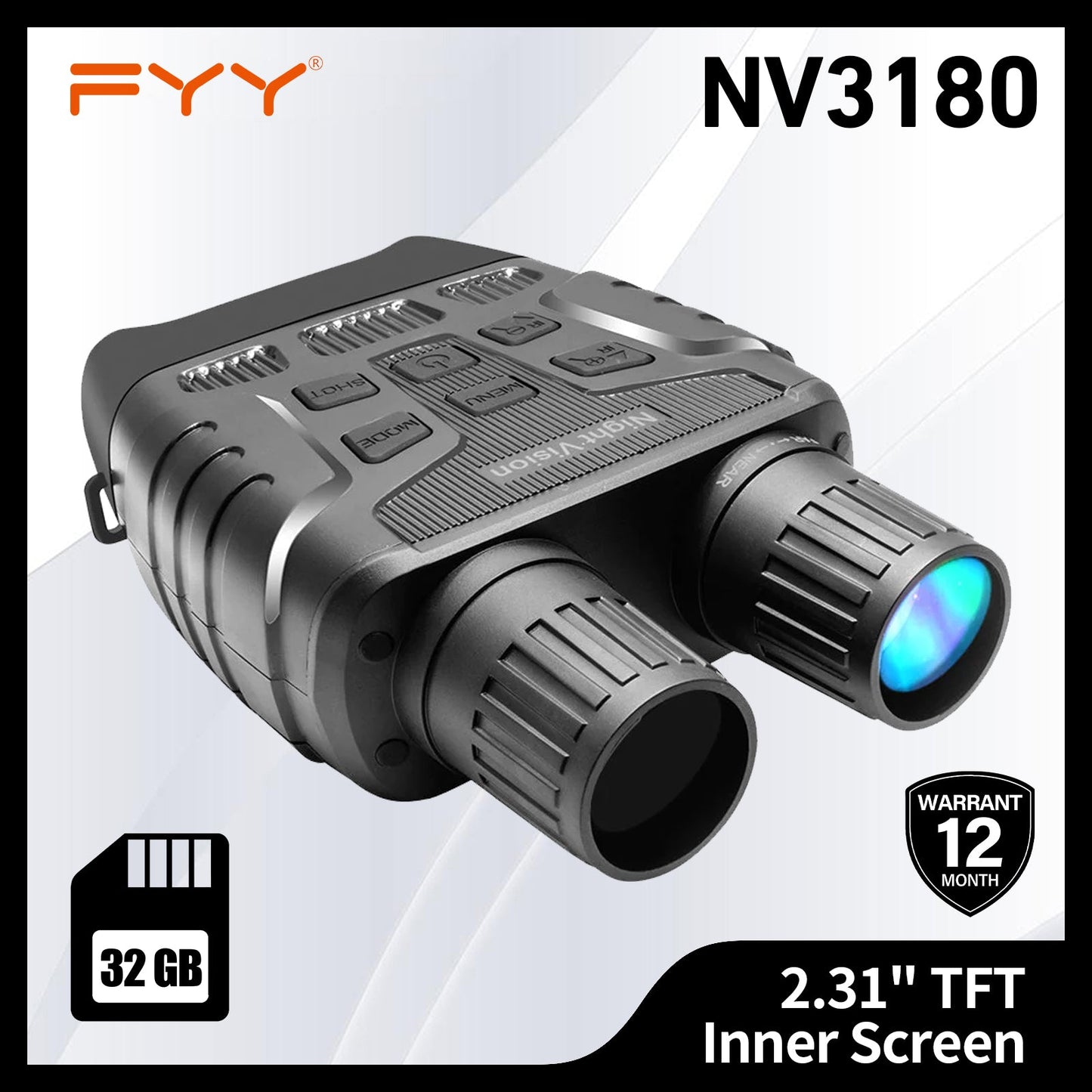 FYY NV3180 Night Vision  Infrared Goggles for Hunting